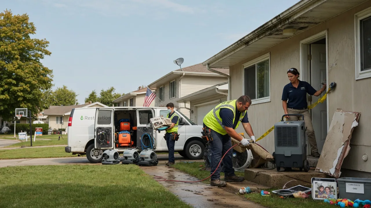 Water Damage Restoration in Bellville, OH near me
